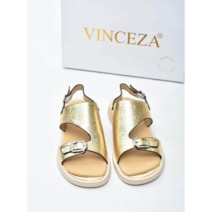 Sandały damskie Vinceza 86434 Złote