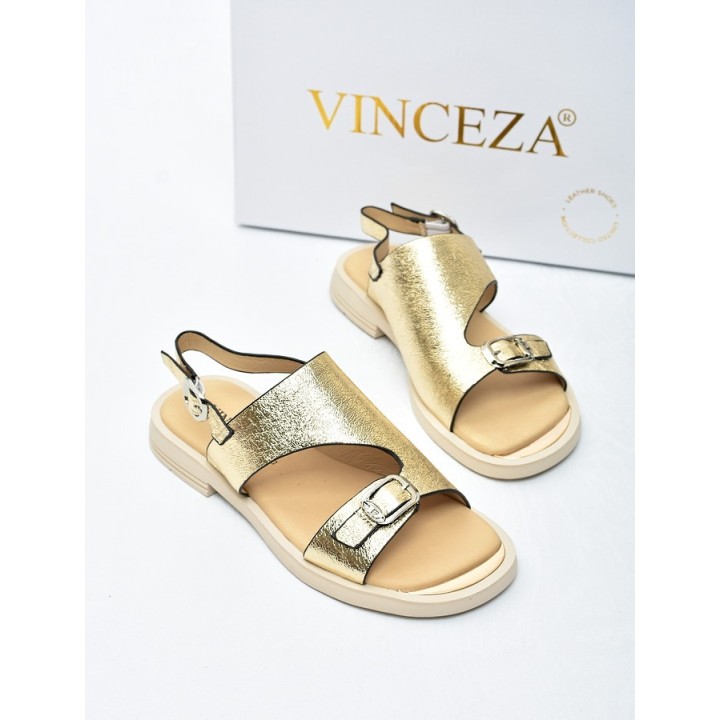 Sandały damskie Vinceza 86434 Złote