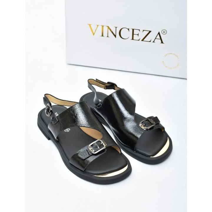 Sandały damskie Vinceza 86434 Czarne
