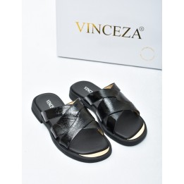 Klapki damskie Vinceza 86433 Czarne