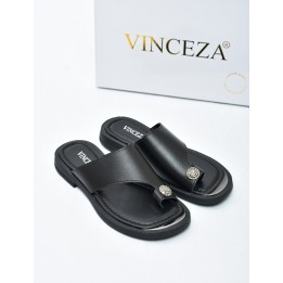 Japonki damskie Vinceza 62307 Czarne