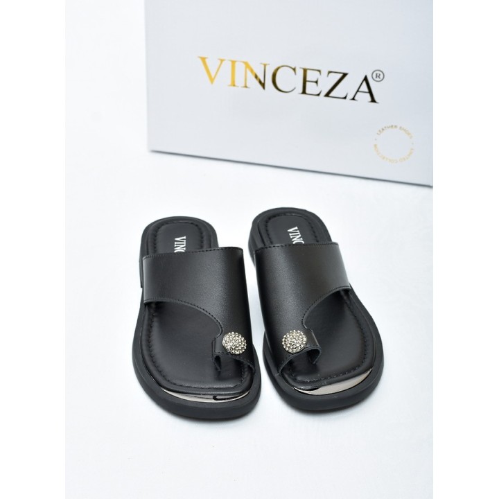 Japonki damskie Vinceza 62307 Czarne