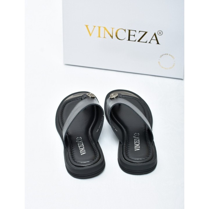 Japonki damskie Vinceza 62307 Czarne