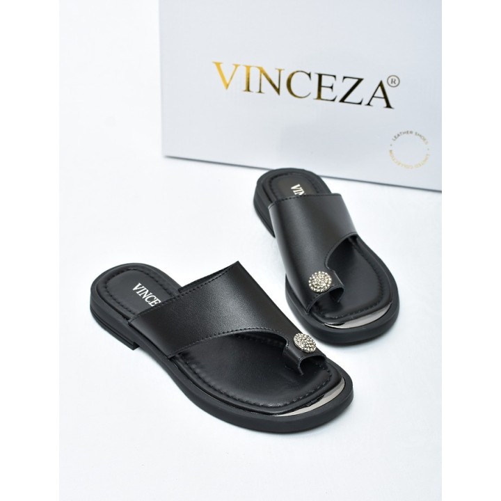 Japonki damskie Vinceza 62307 Czarne