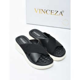 Klapki damskie Vinceza 92101 Czarne