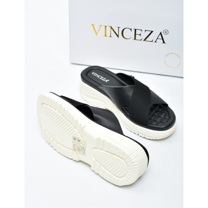 Klapki damskie Vinceza 92101 Czarne