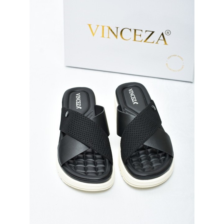 Klapki damskie Vinceza 92101 Czarne