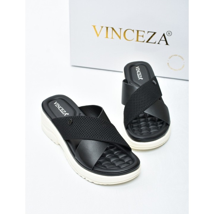 Klapki damskie Vinceza 92101 Czarne