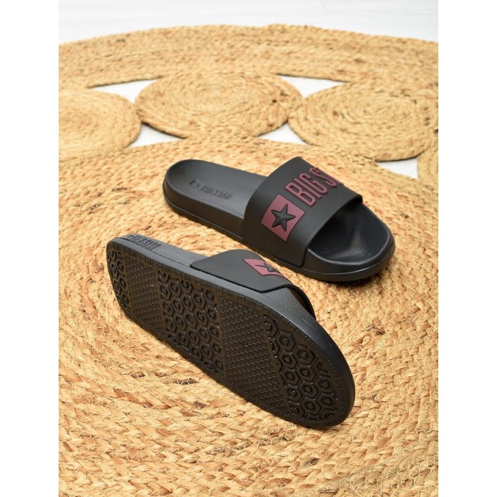 Klapki basenowe Big Star SS274708 Czarne