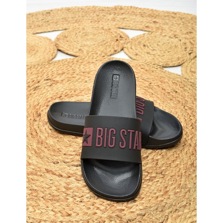 Klapki basenowe Big Star SS274708 Czarne