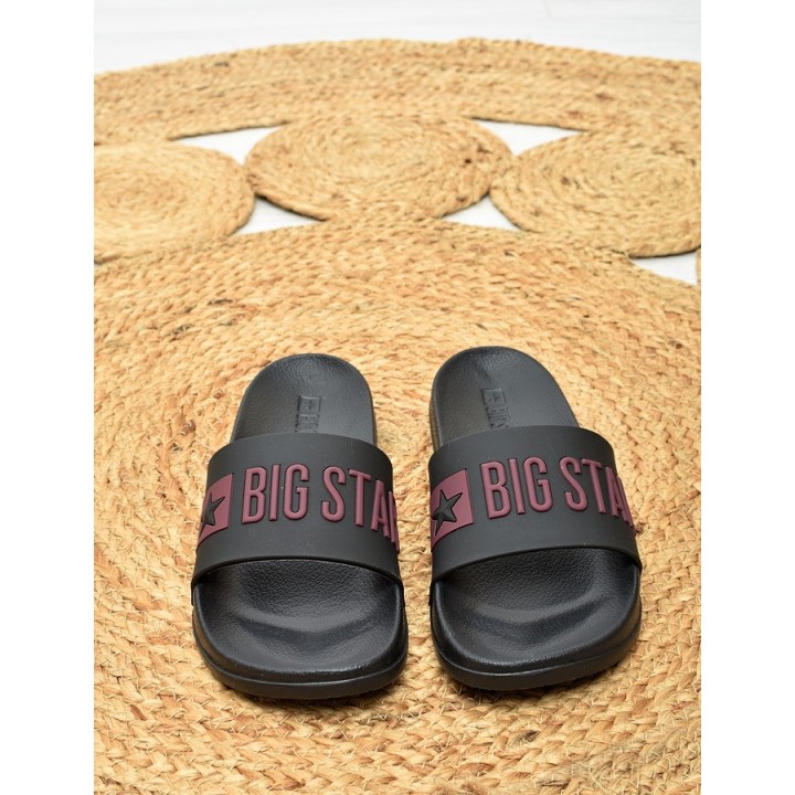 Klapki basenowe Big Star SS274708 Czarne