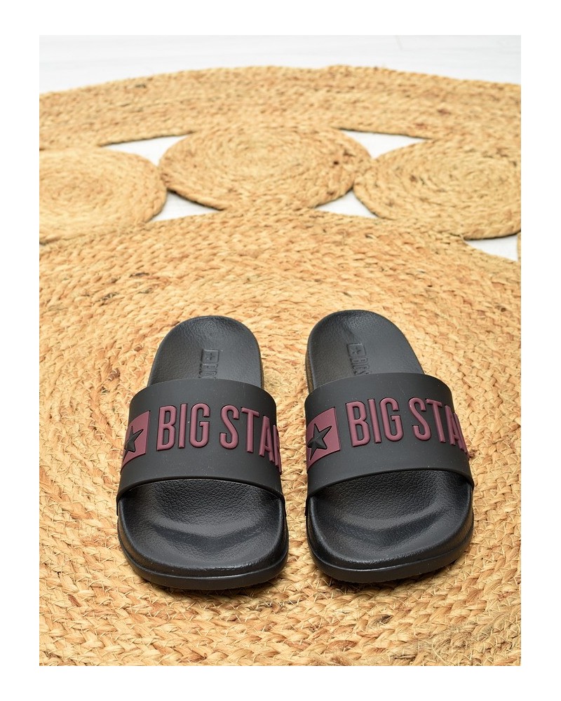 Klapki basenowe Big Star SS274708 Czarne