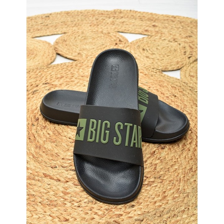 Klapki męskie basenowe Big Star SS174359 Czarne