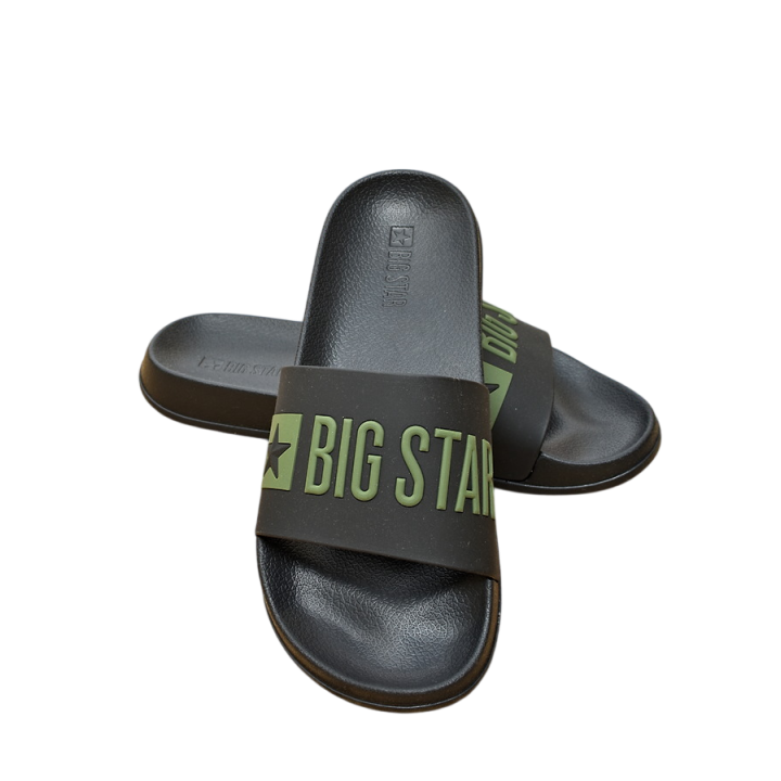 Klapki męskie basenowe Big Star SS174359 Czarne