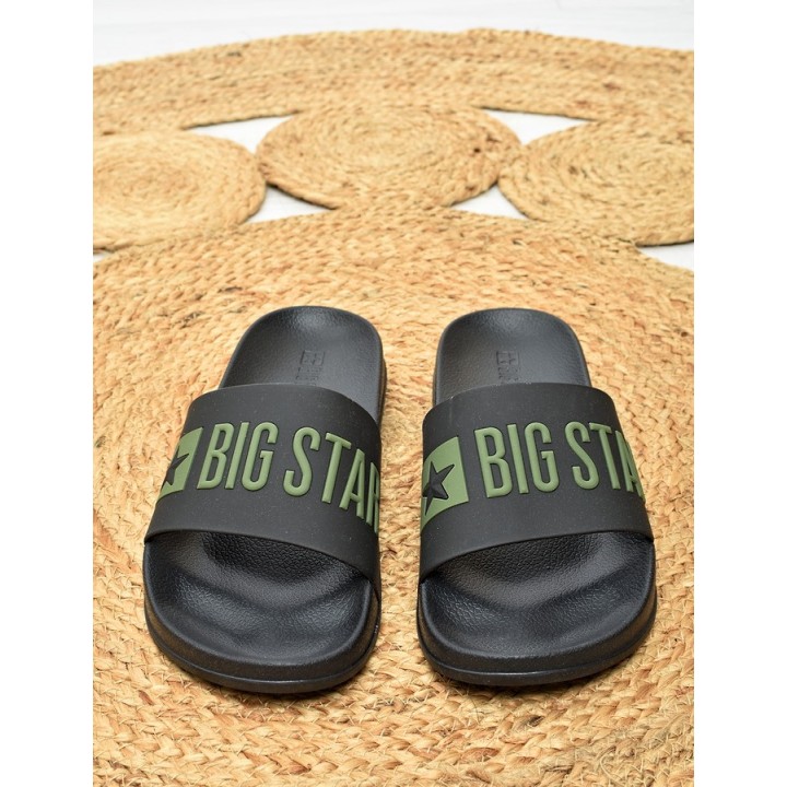 Klapki męskie basenowe Big Star SS174359 Czarne
