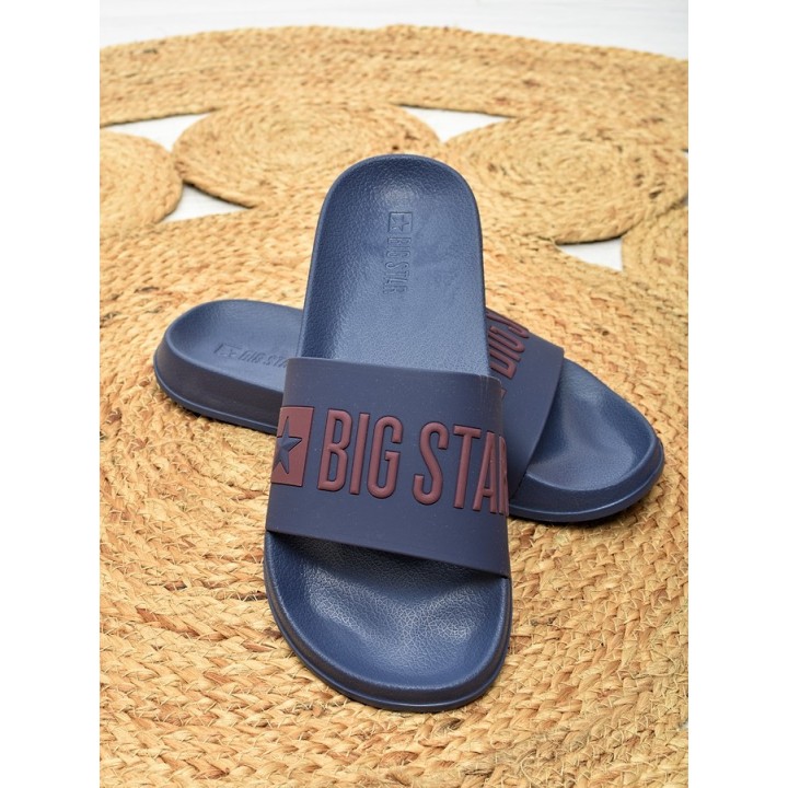 Klapki męskie basenowe Big Star SS174361 Granat