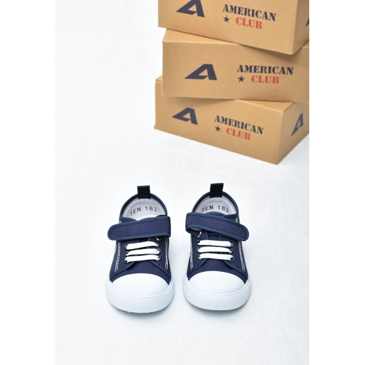 Trampki dziecięce American TEN182 Granat