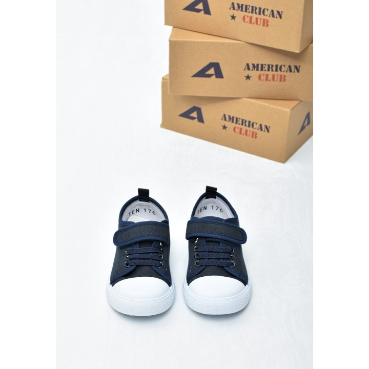 Trampki dziecięce American TEN176 Granat