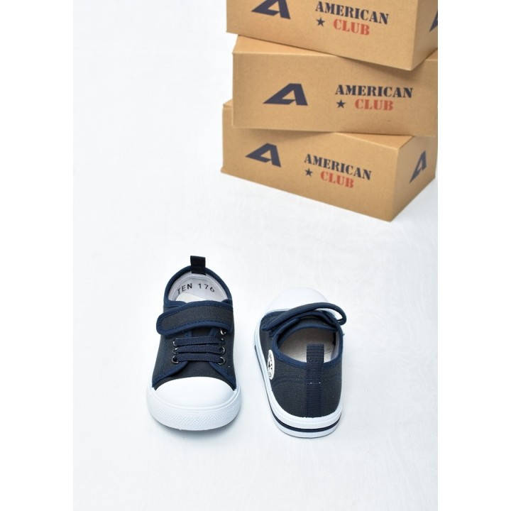 Trampki dziecięce American TEN176 Granat
