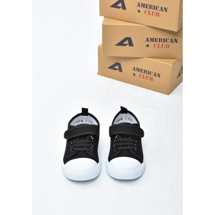 Trampki dziecięce American TEN176 Czarne