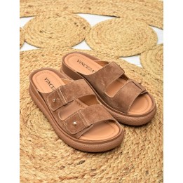 Klapki damskie Vinceza 66916 Camel