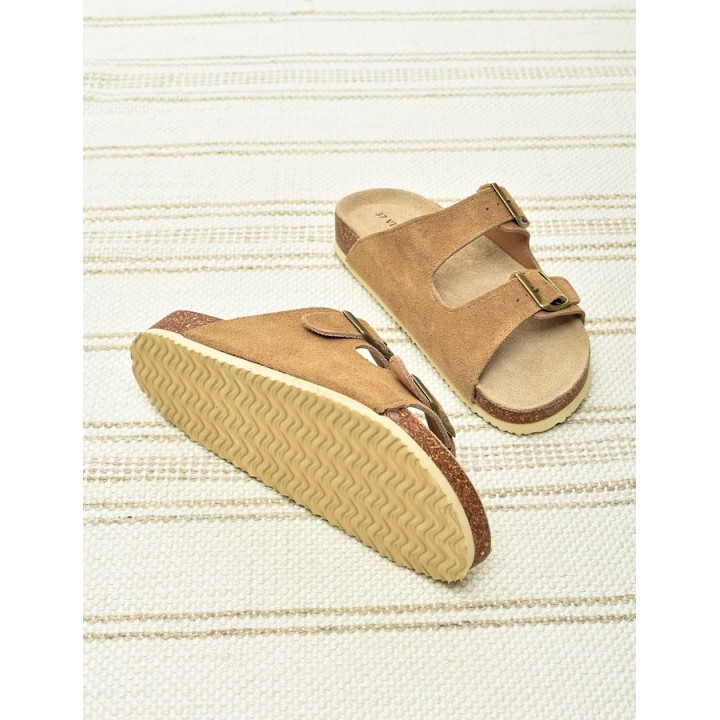 Klapki damskie Vinceza 101330 Camel