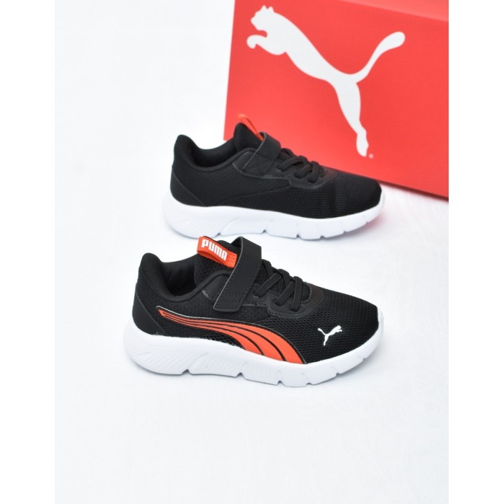 Obuwie dziecięce sportowe Puma 401519-38 Czarno-Czerwono-Białe