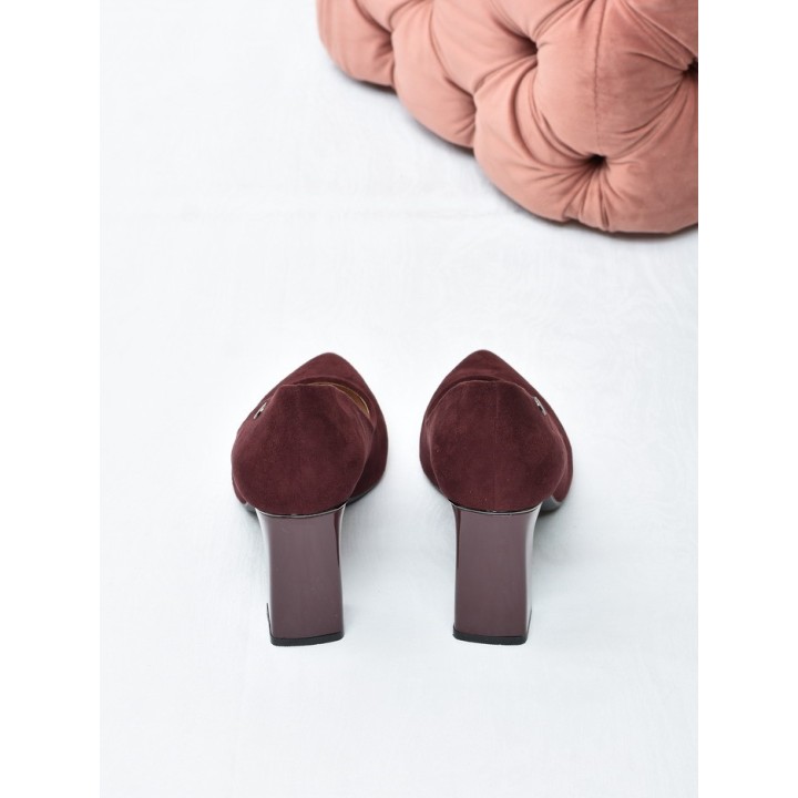 Czółenka damskie Vinceza 62221 Bordo