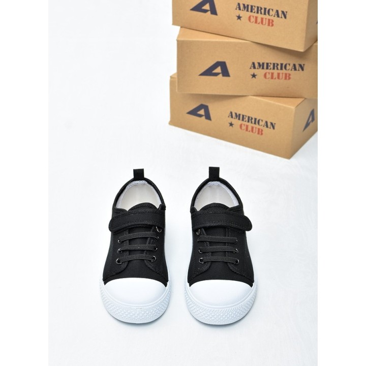 Trampki dziecięce American TEN175 Czarne