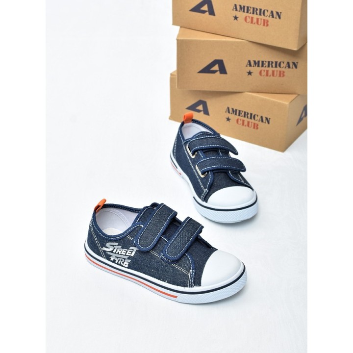 Trampki dziecięce American TEN155 Granat