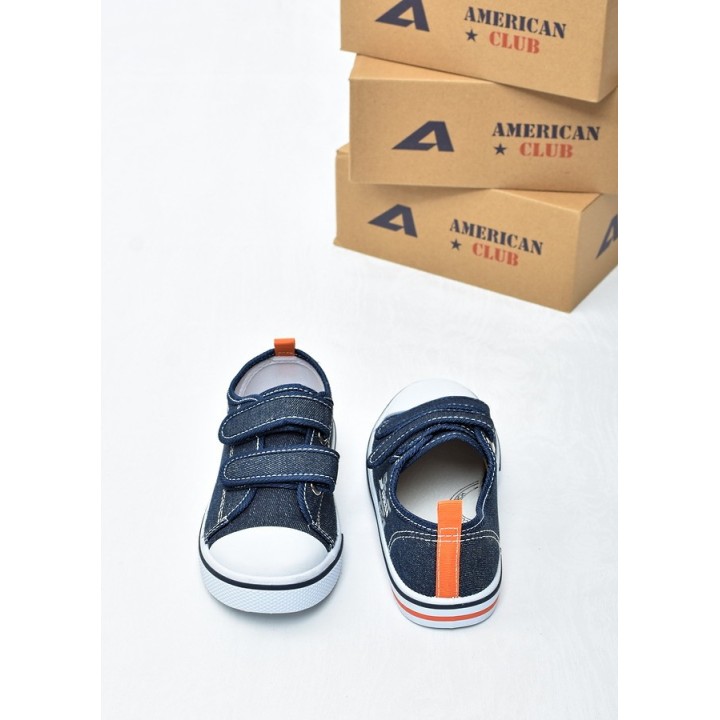 Trampki dziecięce American TEN155 Granat