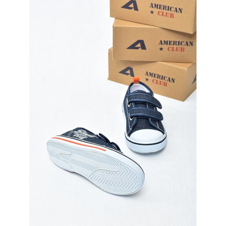 Trampki dziecięce American TEN155 Granat
