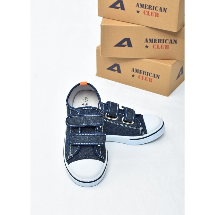 Trampki dziecięce American TEN155 Granat
