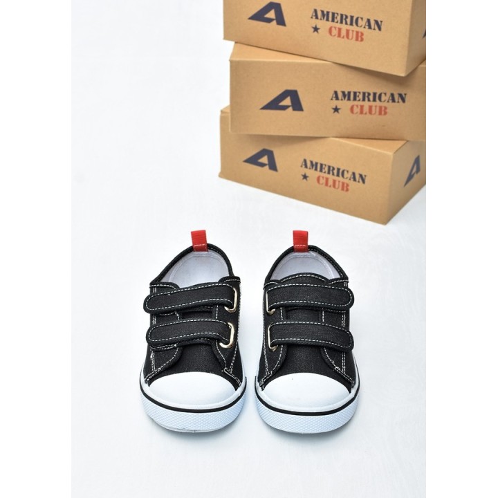 Trampki dziecięce American TEN155 Czarne
