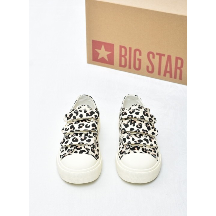 Trampki dziecięce Big Star TT374171 Brąz Leopard