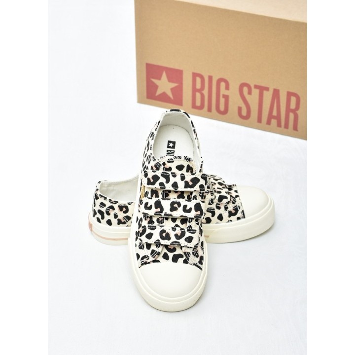 Trampki dziecięce Big Star TT374171 Brąz Leopard