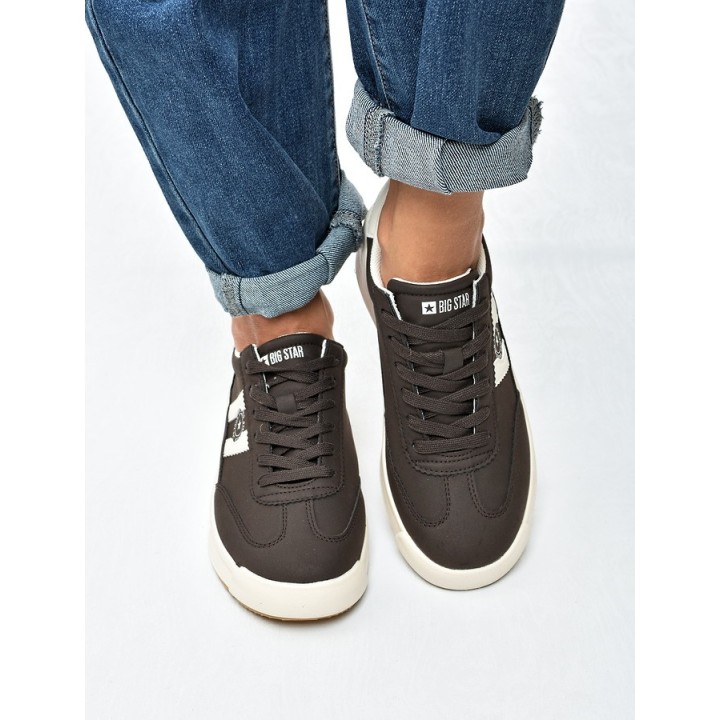Sneakersy damskie Big Star UU274024 Brąz