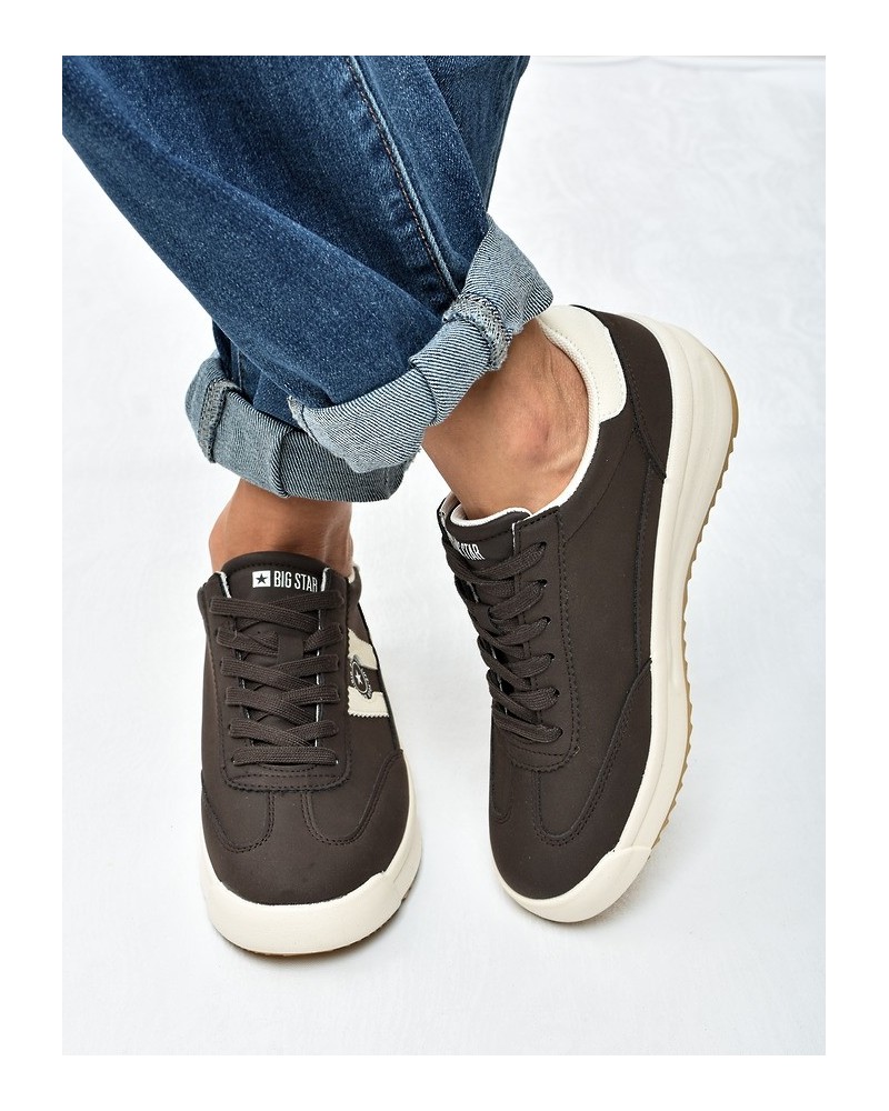 Sneakersy damskie Big Star UU274024 Brąz
