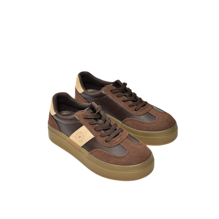 Sneakersy damskie Big Star UU274014 Brąz