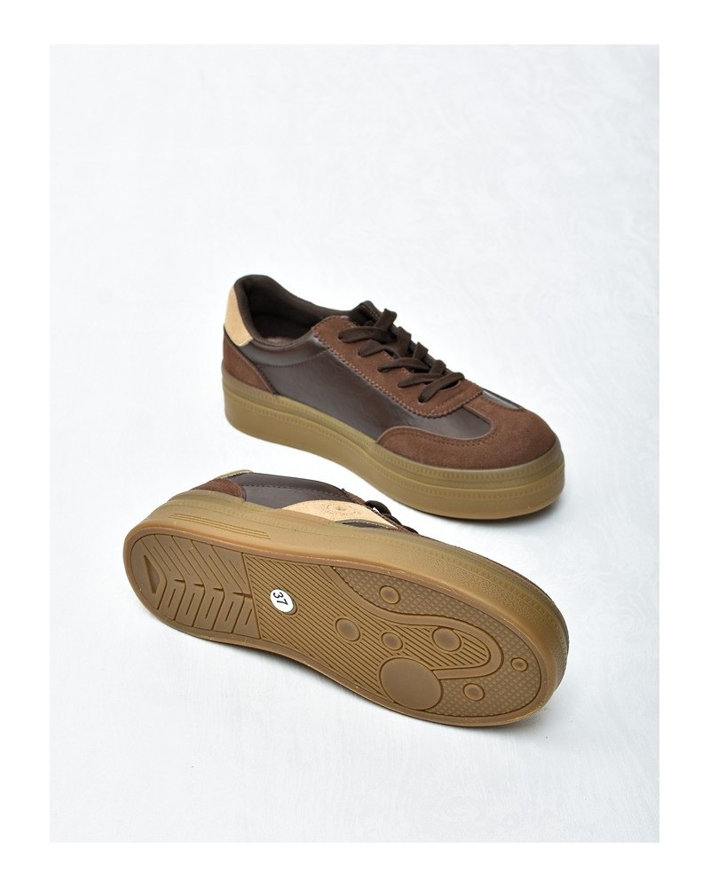 Sneakersy damskie Big Star UU274014 Brąz