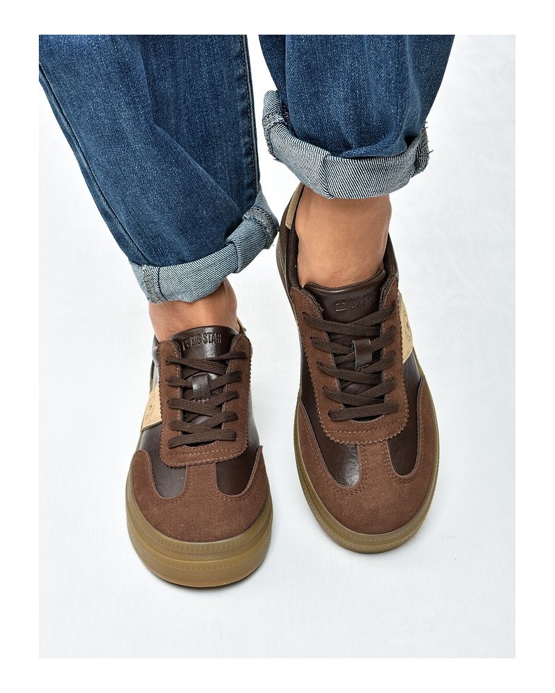 Sneakersy damskie Big Star UU274014 Brąz