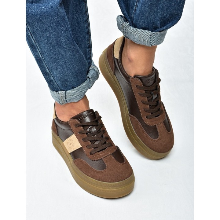 Sneakersy damskie Big Star UU274014 Brąz