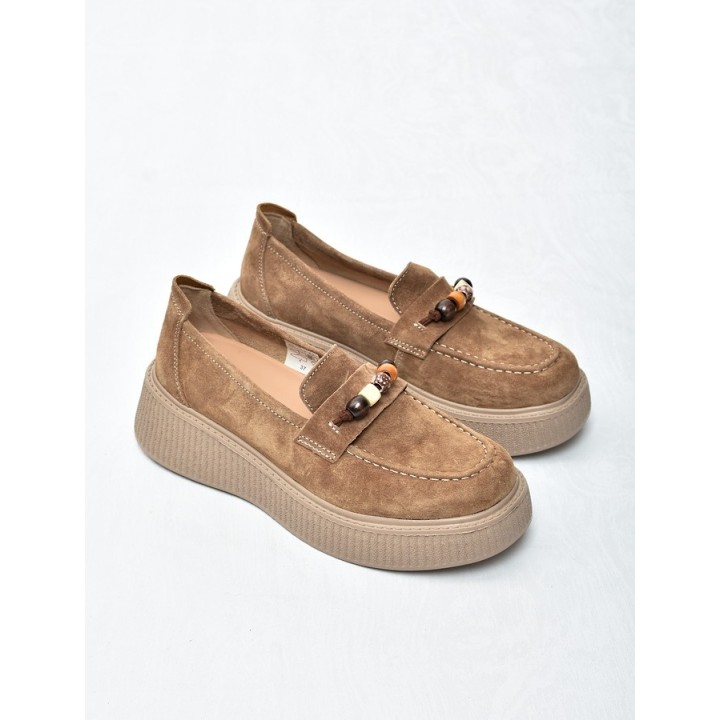 Mokasyny damskie Vinceza 79649 Camel