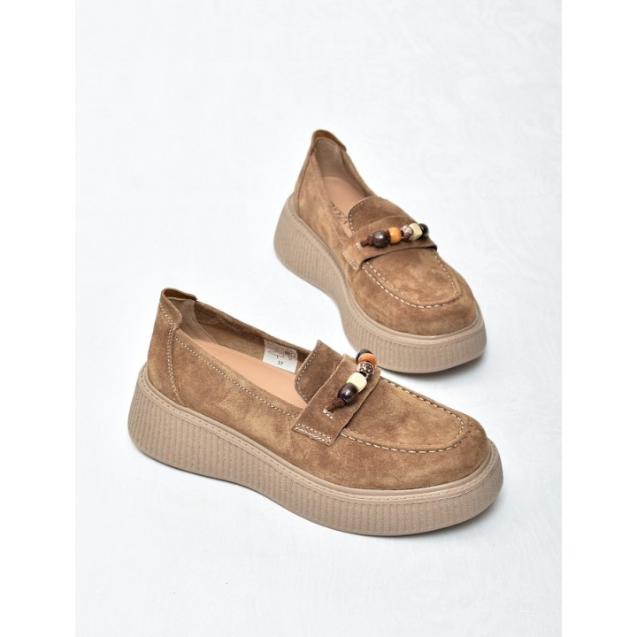Mokasyny damskie Vinceza 79649 Camel