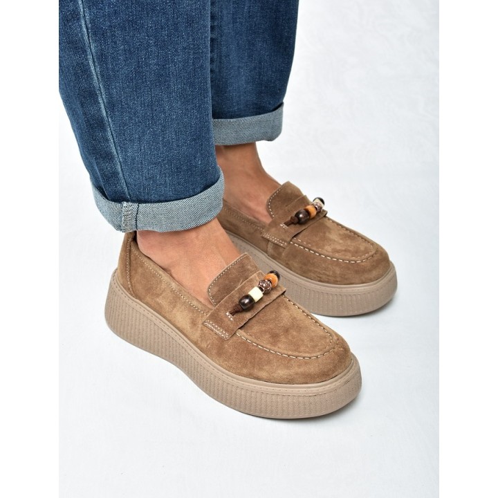 Mokasyny damskie Vinceza 79649 Camel