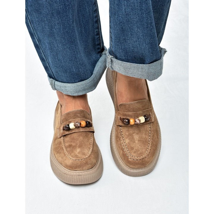 Mokasyny damskie Vinceza 79649 Camel