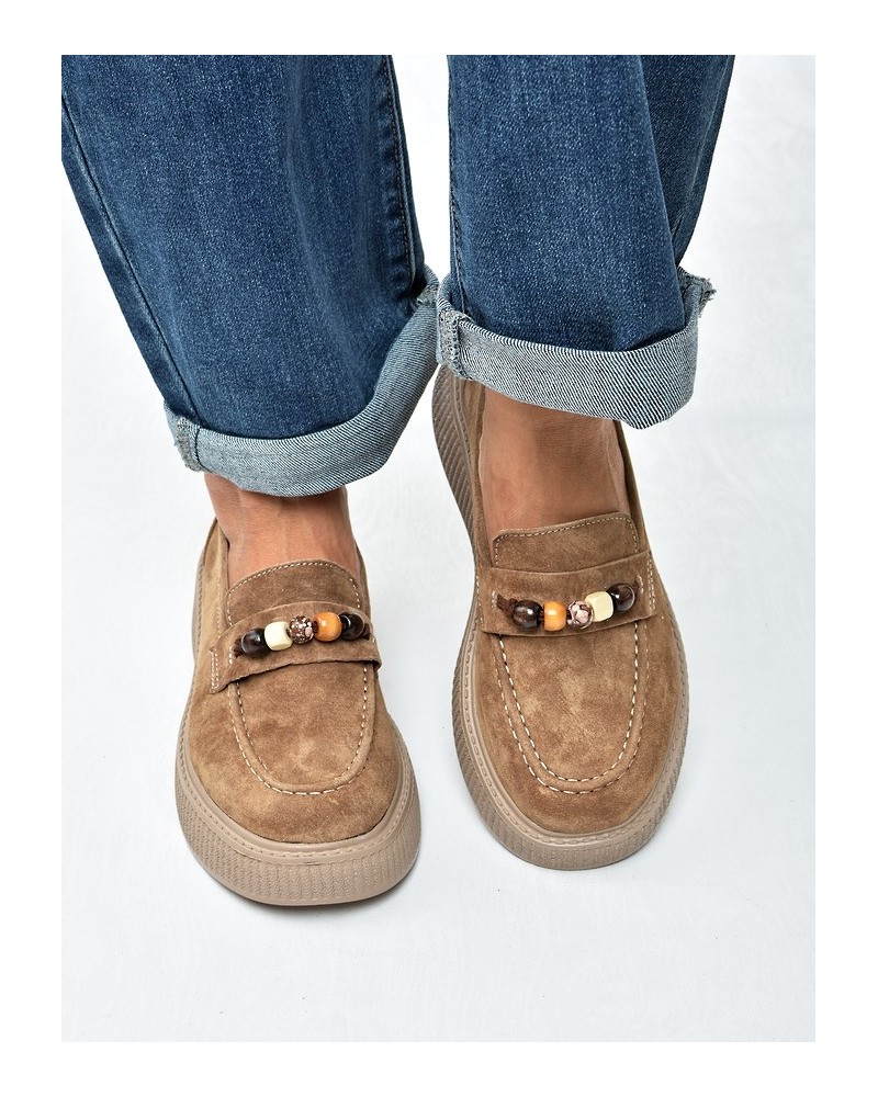 Mokasyny damskie Vinceza 79649 Camel