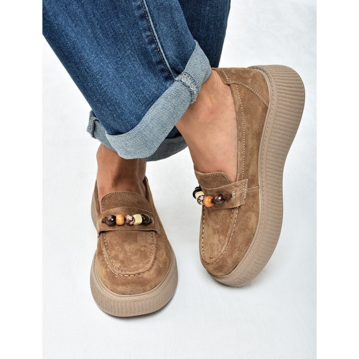 Mokasyny damskie Vinceza 79649 Camel