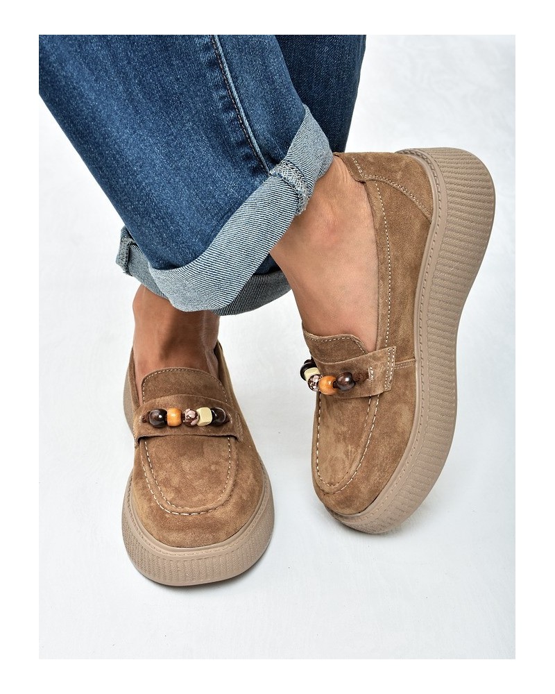 Mokasyny damskie Vinceza 79649 Camel