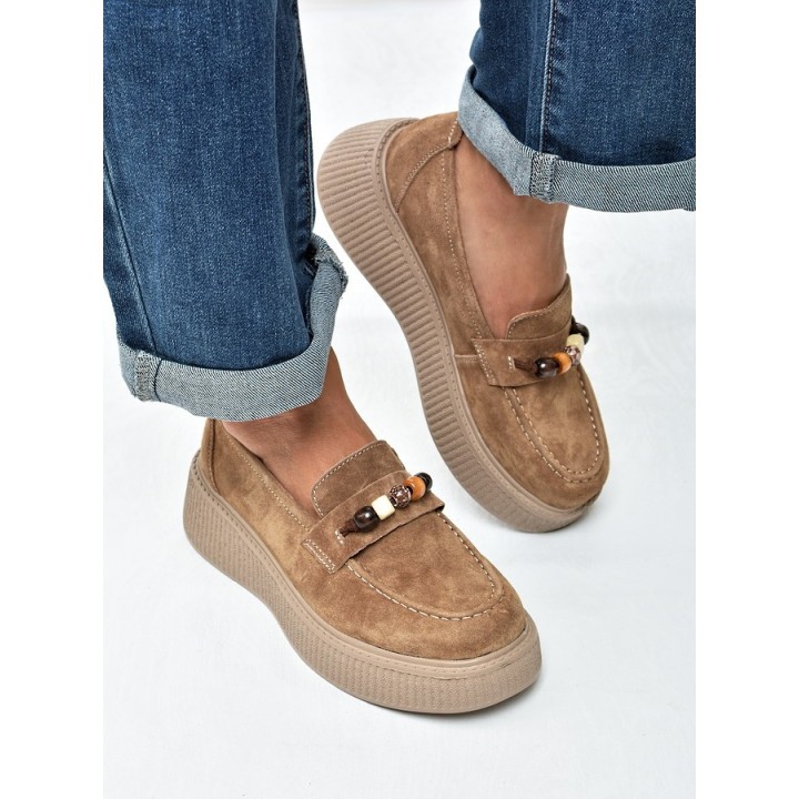Mokasyny damskie Vinceza 79649 Camel
